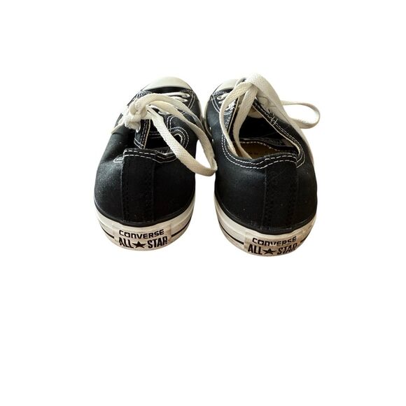 Converse Unisex Black Chuck Taylor All Star Lace Up Low Top Sneakers Sz M10 W12 - Picture 12 of 14